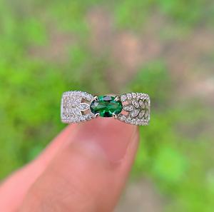 Ustomized 925 Sterling ilver 8A ubic IRCON ING Ride - Product Image 3