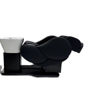 Luxury Modern <b>Electric</b> Shampoo <b>Chair</b> with Water Circulation Steamer Leather Adjustable Footrest for Beauty Salon & Barbershop - Product Image 5
