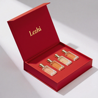 Boîte cadeau de parfum magnétique en papier de luxe personnalisée Emballage de maquillage pour soins de la peau Boîte d'emballage cosmétique