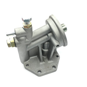 Soporte de filtro de aceite para excavadora Caterpillar HF3302 para E320B C D 8 orificios - Product Image 1