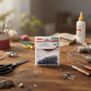 Accessori in resina Ilan Diamond da 2 mm per la creazione di gioielli artigianali, confezione da 3 g - Product Image 3