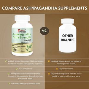 Suplemento de Ashwagandha de Alta Potencia para Adultos, Mejora la Calidad del Sueño, Cápsulas de Ashwagandha - Product Image 2