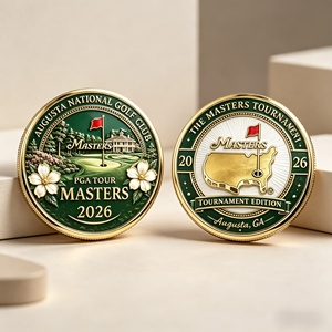 Pièce de monnaie commémorative 3D de golf en gros, pièce de <span class=keywords><strong>d</strong></span>éfi sur le thème du parcours de golf avec finition émaillée pour les amateurs de golf et les collectionneurs - Product Image 5