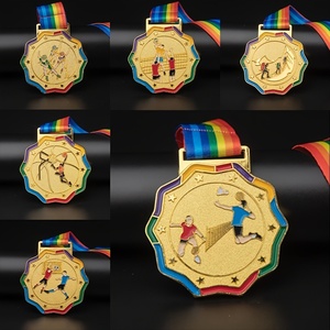Médailles personnalisées de compétition en métal Médailles personnalisées de <span class=keywords><strong>gymnastique</strong></span> rythmique 3D et de danse en alliage de zinc - Product Image 5