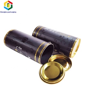 Logo personnalisé Papier Kraft Tube Tube En Papier Avec Couvercle En Métal/Carton Boîte Avec Couvercle En <span class=keywords><strong>Fer</strong></span> - Product Image 5
