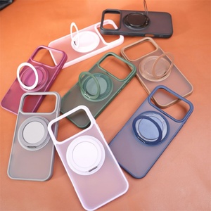 Nuevo Soporte Magnético Esmerilado con Anillo para Carga Inalámbrica y Función de Soporte para iPhone 17 Air Pro Max 16 15 14 13 Plus - Product Image 4