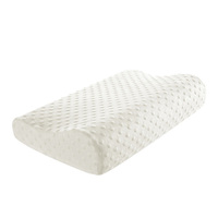 Oreiller en mousse à mémoire de forme de vague de contour orthopédique de dormeur latéral ergonomique thérapeutique respirant