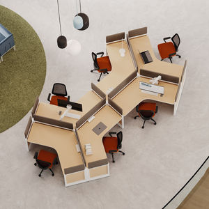 Station de travail en acier inoxydable moderne et durable OMNI avec conception modulaire pour la collaboration d'équipe et l'utilisation au bureau - Product Image 2