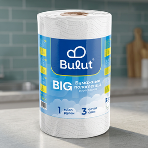 Serviettes en papier jetables douces à 3 plis Bulut Classic, 1x12 pièces, absorbantes, pour usage domestique, modèle 301 - Product Image 3