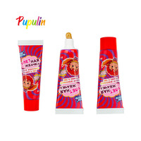 Vente en gros de marques de distributeur personnalisées Tubble Gum Dentifrice Forme Halal Fruit Bubble Gum Liquide