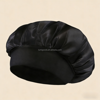 Bonnet de nuit en satin pour femmes, bonnet de nuit en soie, bonnet de nuit élastique, bonnet de nuit en satin, bonnet de nuit élégant et soyeux