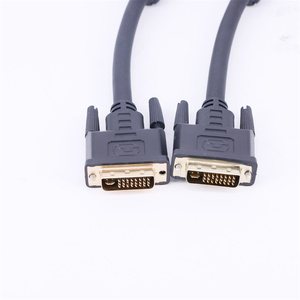 Kabel Data DVI, 1.5m 24 + 5 sinyal Video DVI kabel Data PVC koneksi Male ke Male untuk Monitor komputer proyektor dan mesin - Product Image 4