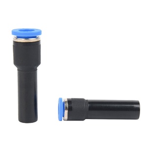PGJ One Touch Push in <b>Quick</b> Coupling Hose Straight Air Pneumatic Tube Fittings Tube <b>Connector</b> Series Plastic Male Round Casting - Product Image 4