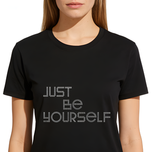 Trasferimento di Strass Personalizzato, Design 'Be Yourself' in Strass, Disegni Termoadesivi per Magliette - Product Image 2