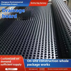 環境に優しいHDPE防水排水板、ディンプル表面、5年保証、庭園、地下ガレージ建設用 - Product Image 4