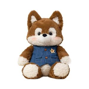 Peluche de Cachorro Husky, Juguete de Peluche de <span class=keywords><strong>Perro</strong></span> Vaquero, Éxito de Ventas en <span class=keywords><strong>Tiktok</strong></span>, Fabricantes con Certificación CE y CPC, Regalo para Niños y Niñas - Product Image 1