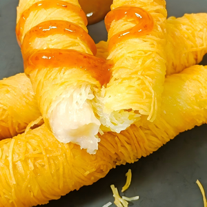 กุ้งมิสัวสไตล์สตรีทฟู้ดสไตล์อาหารไทยพร้อมปรุงแช่แข็งสีทองและกรอบเมื่อทอด - Product Image 6