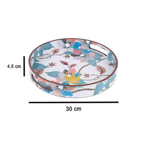 Elegante Bandeja de Servicio de Madera MDF Ecológica Hecha a Mano, de Lujo, para Cocina y Comedor, Portátil y Decorativa, de Vietnam - Product Image 4