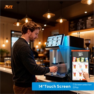 Distributeur automatique de <span class=keywords><strong>café</strong></span> intelligent de qualité commerciale XY 2026 avec écran tactile interactif de 14 pouces, <span class=keywords><strong>machine</strong></span> <span class=keywords><strong>à</strong></span> expresso entièrement automatique, économie d'énergie - Product Image 5