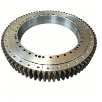 Roulement d'orientation FH pour automatisation de bras robotisé, contact à quatre points, matériaux 42CrMo et 50Mn, lubrification par anneau d'huile, métrique