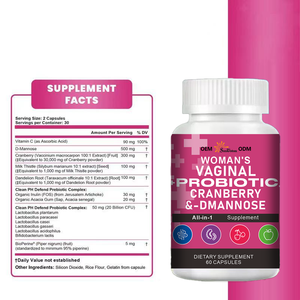 Cápsulas Probióticas Vaginales para Mujer - 20 Mil Millones de UFC, Arándano Rojo y D-Manosa para Equilibrio del pH y Salud del Tracto Urinario - Product Image 4