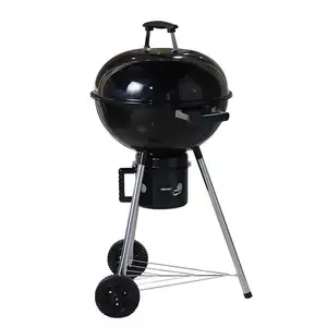 Campeggio giardino carbone bollitore Barbecue nero all'aperto fumatore Barbecue Grill