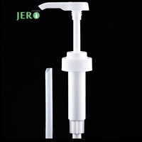 Pompe de distributeur de liquide en plastique écologique de 30ml pour boissons et sirop de vente en gros