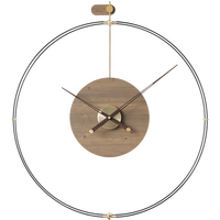 Horloge murale en métal au Design nordique, montre de luxe, décoration de maison moderne, à la mode minimaliste, nouveau, collection 2020