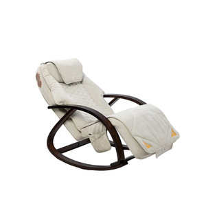 Massage Chair Full Body Zero Gravity Railless Vibration Musical Function Off White - Product Image 3