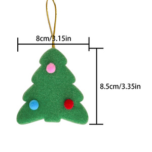 Décorations d'ambiance de Noël : Ornements suspendus Père Noël, Cerf pour Arbre de Noël - Product Image 2