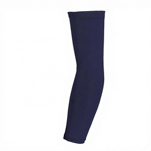 Manchons de cyclisme anti-UV imprimés bleu marine pour femmes, en polyester 180g, compressifs, séchage rapide, respirants, extensibles, pour adultes - Product Image 1