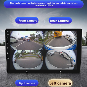 Autoradio panoramique universel à 360 degrés |   Caméra avant 1080P avec vue 3D, écran IPS, CarPlay/HiCar, commande vocale IA, étanche, vision nocturne, garantie 2 ans - Product Image 4