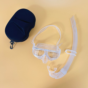 व्यक्तिगत पूर्ण डाइविंग गियर सेट एवा केस में स्नॉर्कलिंग मछली पकड़ने के लिए एंटीफॉग के साथ स्पष्ट कंप्यूटर लेंस पैक लेंस - Product Image 1