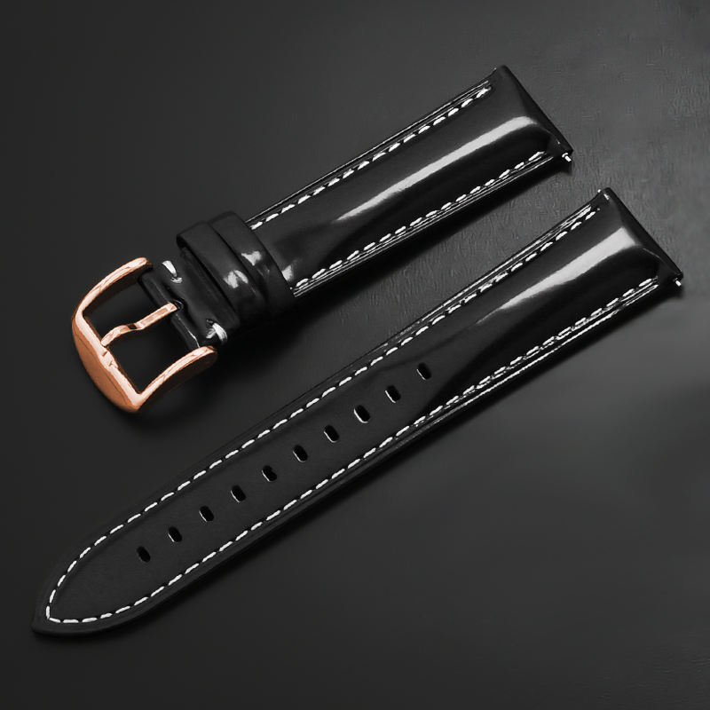 Fibbia nera+oro rosa