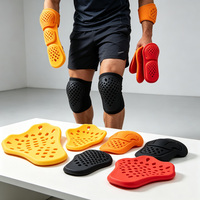 Genouillères en EVA thermoformées avec coussinets absorbants les chocs, idéales pour le jardinage et les sports, personnalisables avec logo OEM