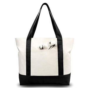 Bolsa de lona personalizada con bolsillo externo, cierre de cremallera superior, <span class=keywords><strong>cesta</strong></span> de regalos de <span class=keywords><strong>Navidad</strong></span> para novias sirvientas amigos <span class=keywords><strong>profesores</strong></span> - Product Image 1