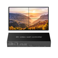 HDMI 3x3 LCD yang ditingkatkan, kontroler tampilan LED LCD mendukung matriks pemisah banyak tampilan prosesor dinding Video