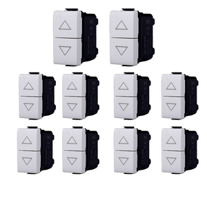 Interrupteur à double bouton-poussoir Gloca 1NO1NC 10A 250V à bornes à vis en plastique IP40 MT1202 - Product Image 1