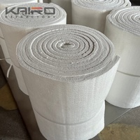 Couverture en fibre céramique 1260C, laine réfractaire haute densité 128 kg/m³ pour revêtement de four industriel, approvisionnement en vrac, qualité projet