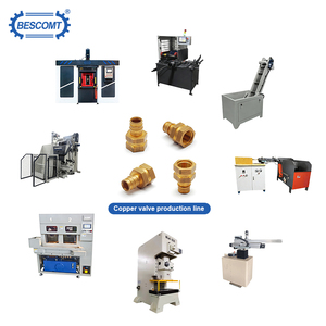 Ligne de production de machines de fabrication de vannes à bille en cuivre à commande de débit d'eau motorisée électrique par forgeage à chaud et estampage - Product Image 2