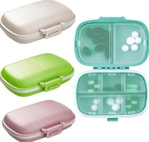8 khoang du lịch Pill Organizer xách tay y vitamin <span class=keywords><strong>container</strong></span> <span class=keywords><strong>Box</strong></span> cho Pocket PURSE hàng ngày trường hợp - Product Image 1