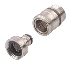 Plastic Connect Pipes Coupling Water Connectors Garden Hose Coupler PVC Pipe Fittings Copper 3/4 Faucet Brass Quick Connector