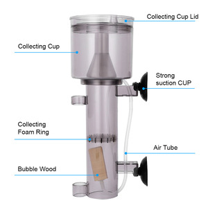 Risheng RS-4002 Séparateur de protéines à filtre pneumatique moderne, en plastique écologique, accessoire pour aquarium d'eau de mer, boîte de salon - Product Image 2