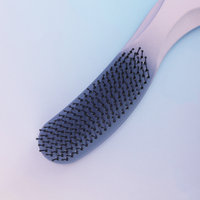 Nouveau design Brosse à cheveux en forme de S Peigne Démêlant Brosse à cheveux pour cheveux secs et humides