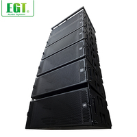 Offre Spéciale EGT Enceinte Line Array 10 Pouces Professionnelle 640W 80-18kHz en Bois pour Activités Extérieures