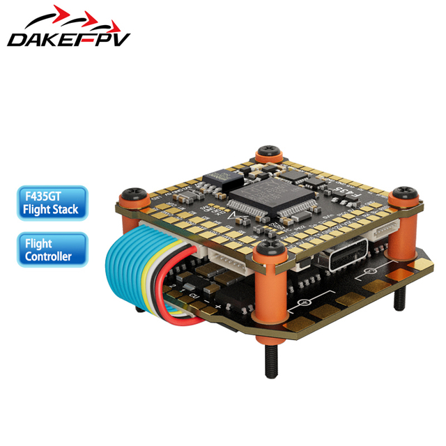 DAKEFPV F435 Flight Controller Board Betaflight/Ardupilot 30A/45A/60A 4in1 Brushless ESC 8 Motors +4 for RC Drone