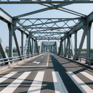 Services de traitement de pliage de coupe de soudure standard ASTM Pont léger en acier unique et produits de structure en fer et en acier - Product Image 6