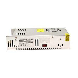 Fuente de Alimentación Conmutada Velika S-300-60, 60V 5A AC220V a DC, Controlador de Tira LED para Interiores, Salida Única, Hecho en China - Product Image 1