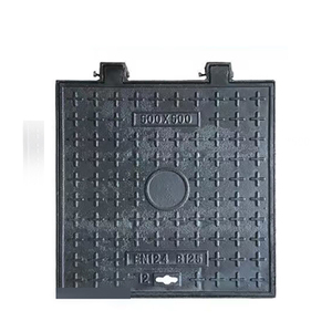 Couvre-égouts en fonte ductile haute résistance pour sections routières traversées par des véhicules lourds - Product Image 3