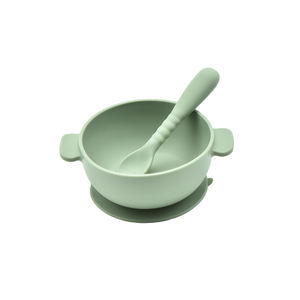 Vajilla ecológica libre <span class=keywords><strong>de</strong></span> Bpa para recién nacido, plato <span class=keywords><strong>de</strong></span> comida para bebé, tazón <span class=keywords><strong>de</strong></span> succión <span class=keywords><strong>de</strong></span> silicona y juego <span class=keywords><strong>de</strong></span> alimentación <span class=keywords><strong>de</strong></span> cuchara, nuevo diseño - Product Image 5